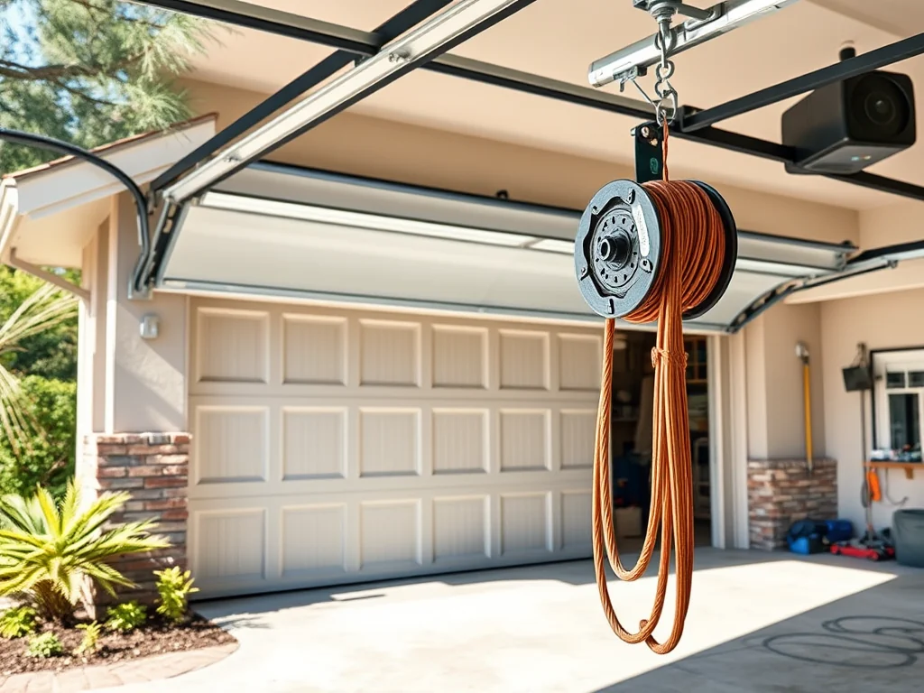 Garage Door Cable Repair editorial image for Palo Alto garage door service